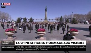 Coronavirus : la Chine se fige en hommage aux morts