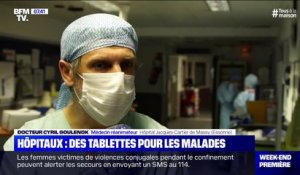 L'hôpital de Massy, en Essonne, utilise des tablettes pour garder les malades en lien avec leurs proches