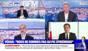 Véran : "Nous ne sommes pas au pic épidémique" - 07/04