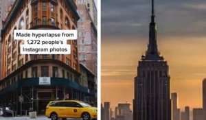 Il réalise une vidéo de New York à partir de 1272 photos d'Instagram