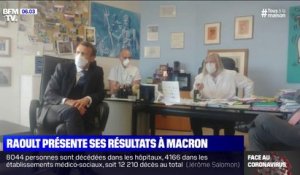 Coronavirus: le professeur Didier Raoult présente les résultats de son étude sur la chloroquine à Emmanuel Macron
