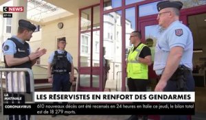 Coronavirus - Dans l’Oise, des réservistes de la gendarmerie sont mobilisés en renfort des gendarmes - VIDEO