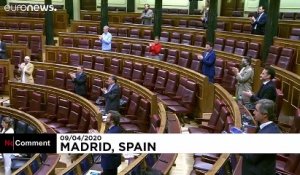 L'hommage de l'Espagne aux soignants