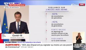 Olivier Véran: "Les Français en souffrance peuvent consulter un psychiatre ou un psychologue par télémédecine ou appeler le 08.00.13.00.00"