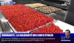 Des chefs étoilés du George V préparent un repas de rêve pour soutenir des soignants