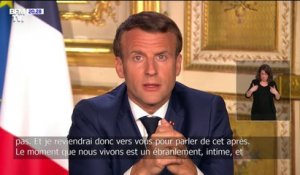 Emmanuel Macron: "Sachons nous réinventer, moi le premier"