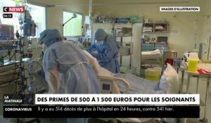 Coronavirus : des primes de 500 à 1.500 euros pour les soignants