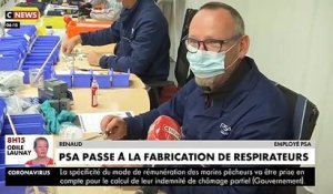 Coronavirus - A l'arrêt depuis le début de la crise sanitaire, l'usine PSA de Poissy fabrique désormais des respirateurs artificiels