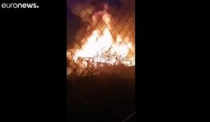 Grèce : des violences et un incendie ravagent un camp de migrants