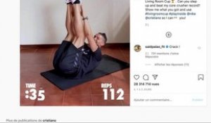 Confinement : Le challenge d’abdos de Cristiano Ronaldo