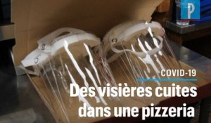 Chicago : le four d'une pizzeria utilisé pour mouler des visières de protection