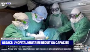 A Mulhouse, l'hôpital militaire de campagne réduit sa capacité
