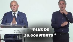 Jérôme Salomon, point de situation coronavirus du lundi 20 avril