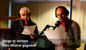 Serge Papagalli & Jérôme Orcet chantent le parc Mistral
