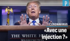 Coronavirus : Trump suggère une injection de désinfectants ou des UV