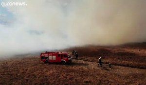 Le temps sec provoque des incendies en Europe