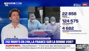 Le Dr Xavier Lescure constate toujours "une forte décrue" en réanimation à l'hôpital Bichat