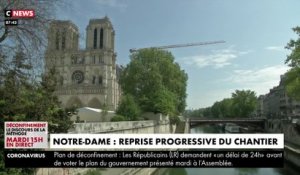 Notre-Dame de Paris : reprise progressive du chantier