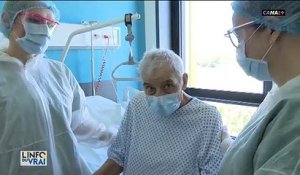 Coronavirus - Le combat pour la vie de François 77 ans, après un mois de coma, il se bat pour retrouver les gestes du quotidien