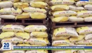 RTG / Covid 19 - Gabon Télécom apporte sa contribution à la Banque Alimentaire