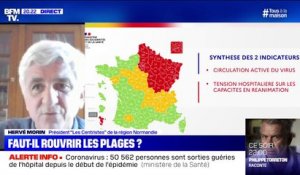 Hervé Morin (Les Centristes): "Il faut mettre en place tous les éléments permettant de stabiliser le déconfinement" avant de rouvrir les plages