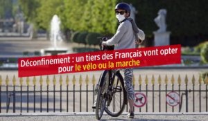 Déconfinement : un tiers des Français vont opter pour le vélo ou la marche