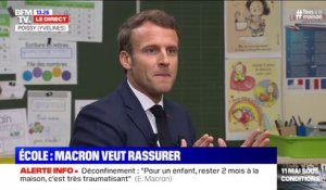 Emmanuel Macron: "on va demander aux acteurs sportifs et culturels de s'engager" à l'école