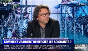 Pour François Salachas, "l'écroulement est imminent si on ne recrute pas des milliers de personnels" à l'hôpital