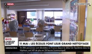 Déconfinement le 11 mai : les écoles font leur grand nettoyage