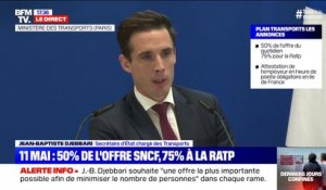 Jean-Baptiste Djebbari: "60 stations de la RATP resteront fermées à compter du 11 mai"