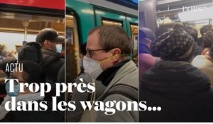 Déconfinement jour 1 : dans le métro et le RER, la distanciation sociale n'est pas évidente