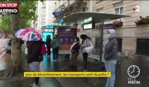 Déconfinement : des lignes de métro bondées à Paris (vidéo)
