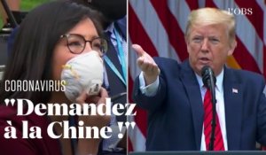 Trump s'énerve contre une journaliste américaine d'origine chinoise après des questions sur le Covid