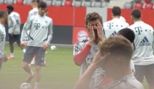 Bundesliga - Les joueurs du Bayern de bonne humeur avant la reprise du championnat