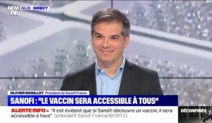 Olivier Bogillot (Sanofi France): "Il y aura un vaccin mis à disposition des patients français s'il est découvert"