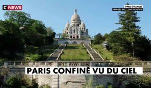 Drone : Des images exceptionnelles de Paris vu du ciel pendant le confinement