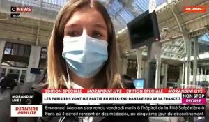 Coronavirus - En direct, l'envoyée spéciale de "Morandini Live" constate qu'il n'y a aucun contrôle ce midi pour faire Paris/Marseille en train - VIDEO