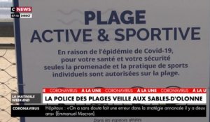 Déconfinement : la police des plages veille aux Sables-d'Olonne