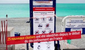 25 nouveaux clusters ont été identifiés depuis le début du déconfinement en France