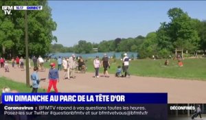 Le parc de la Tête d'Or de nouveau investi par les Lyonnais en ce premier week-end de déconfinement