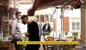 Lituanie : les terrasses de café envahissent les rues