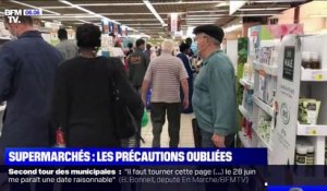 Dans ce supermarché près de Paris, la vigilance face au virus vole en éclat