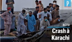 Karachi : un avion de ligne s'écrase sur un quartier résidentiel