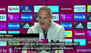 28e j. - Hütter (Francfort) juge la course au titre : "Le Bayern aura une longueur d'avance"