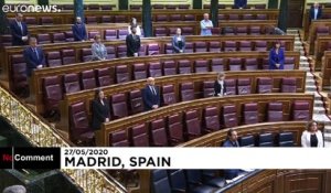 Covid-19 : l'Espagne se tait pour ses victimes