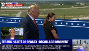SpaceX: Donald Trump est arrivé sur place pour assister au décollage