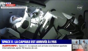 La satisfaction des astronautes après l'arrivée de la capsule SpaceX à l'ISS