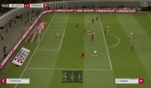 Leipzig - Fribourg sur FIFA 20 : résumé et buts (Bundesliga - 26e journée)