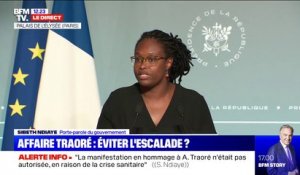 Sibeth Ndiaye sur la manifestation en hommage à Adama Traoré: "Il n'y a pas de violence d'État instituée dans notre pays"