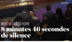 Revivez les 8 minutes 46 secondes de silence observées lors de l’hommage à George Floyd
